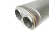 aFe MACH Force-Xp 409 SS Muffler 3in Dual Inlet/Dual Outlet 5in H x 8in W x 18in L - Oval Body thumbnail 9