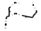 aFe Bladerunner 2-1/4 IN Aluminum Hot Charge Pipe Black 20-23 Ford Explorer/Explorer ST - Black thumbnail 9