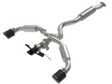 aFe 23-24 Toyota GR Corolla L3 1.6L (t) Gemini XV 3in to 2-1/2in CatBack Exhaust w/Carbon Fiber Tips thumbnail 2