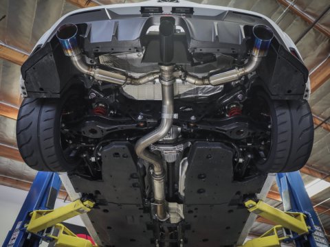 aFe 23-24 Toyota GR Corolla L3 1.6L (t) Gemini XV 3in to 2-1/2in Cat Back Exhaust w/ Polished Tips thumbnail 3