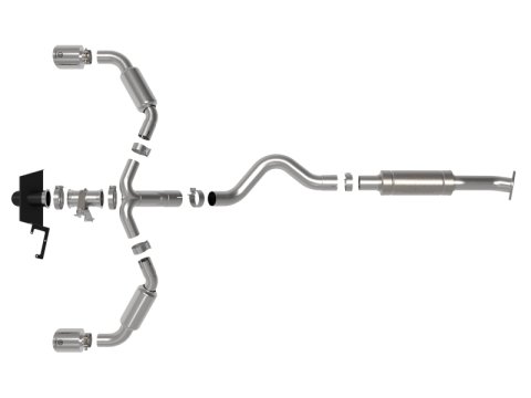 aFe 23-24 Toyota GR Corolla L3 1.6L (t) Gemini XV 3in to 2-1/2in Cat Back Exhaust w/ Polished Tips thumbnail 7