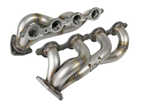 aFe Twisted 1-3/4in 304SS Shorty Header 20-23 GM 2500/3500HD 6.6L V8 thumbnail 3