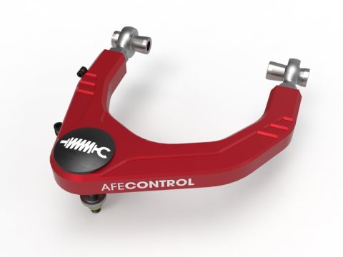 aFe Control 05-23 Toyota Tacoma Upper Control Arms - Red Anodized Billet Aluminum thumbnail 3
