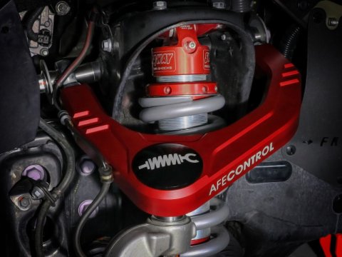 aFe Control 05-23 Toyota Tacoma Upper Control Arms - Red Anodized Billet Aluminum thumbnail 4