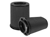 aFe Magnum FLOW Black Pro 5R Air Filter (Pair) (6x4)in F x (8-1/4x6-1/4in) B x (7-1/4x5in) Tx10in H thumbnail 1