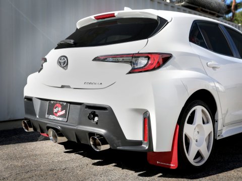 aFe 23-24 Toyota GR Corolla L3 1.6L (t) Gemini XV 3in to 2-1/2in Cat Back Exhaust w/ Polished Tips thumbnail 7