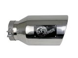 aFe Power Universal 5in Inlet 8in Outlet MACH Force-XP Clamp-On Exhaust Tip - Polished thumbnail 3
