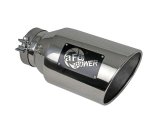aFe Power Universal 5in Inlet 8in Outlet MACH Force-XP Clamp-On Exhaust Tip - Polished thumbnail 6