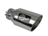 aFe Power Universal 5in Inlet 8in Outlet MACH Force-XP Clamp-On Exhaust Tip - Polished thumbnail 7