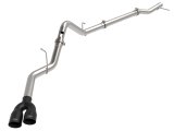 aFe Rebel XD Series 3 IN 304SS DPF-Back 23-24 GM Trucks L6-3.0L (td) LZ0- Dual Black Tip thumbnail 1