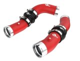 aFe 2024+ Toyota Tacoma BladeRunner 2.5in & 3in Aluminum Hot & Cold Charge Pipe Kit - Red thumbnail 1