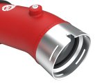 aFe 2024+ Toyota Tacoma BladeRunner 2.5in & 3in Aluminum Hot & Cold Charge Pipe Kit - Red thumbnail 6