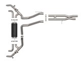 aFe 21-22 Jeep Wrangler JL Vulcan Series Stainless Steel Cat-Back Exhaust System thumbnail 3
