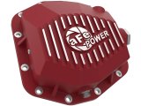 aFe 20-23 Jeep Gladiator JT (Dana M220) Pro Series Rear Differential Cover Red w/ Machined Fins thumbnail 1