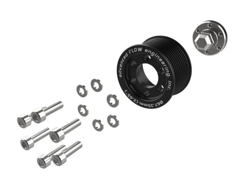 aFe 15-23 Dodge Challenger / 15-23 Dodge Charger SRT Hellcat 2.65in Supercharger Power Pulley Kit thumbnail 2