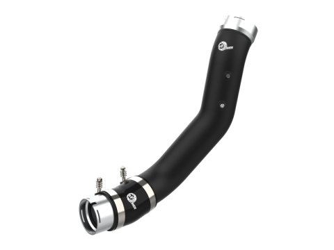 aFe 2024 GM Diesel Trucks V8 6.6L L5P BladeRunner 3.5in Aluminum Cold Charge Pipe - Black thumbnail 1