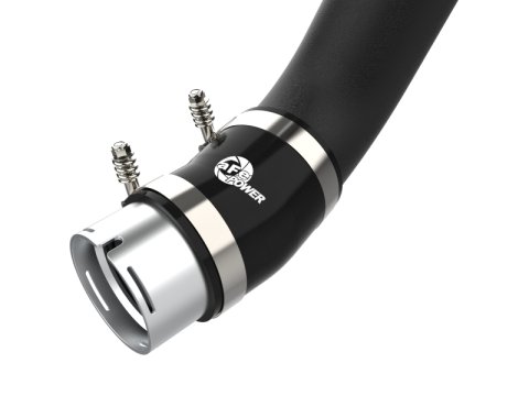 aFe 2024 GM Diesel Trucks V8 6.6L L5P BladeRunner 3.5in Aluminum Cold Charge Pipe - Black thumbnail 3