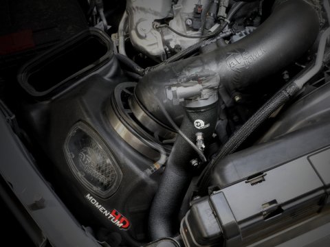 aFe 2024 GM Diesel Trucks V8 6.6L L5P BladeRunner 3.5in Aluminum Cold Charge Pipe - Black thumbnail 7
