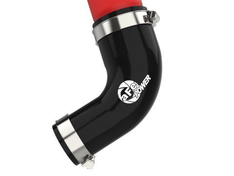 aFe 23-24 Toyota Sequoia V6-3.4L Hybrid BladeRunner 2.5in Aluminum Hot Charge Pipe - Red thumbnail 7