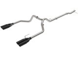 aFe 23-24 GM Trucks L6-3.0L (td) LZ0 Vulcan Series 3in 304 SS DPF-Back Exhaust System w/ Black Tip thumbnail 1