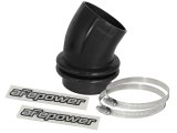 aFe Magnum FORCE Silicone Coupling Kit 3-1/2in ID x 30 Deg. Bellows Elbow - Black thumbnail 2