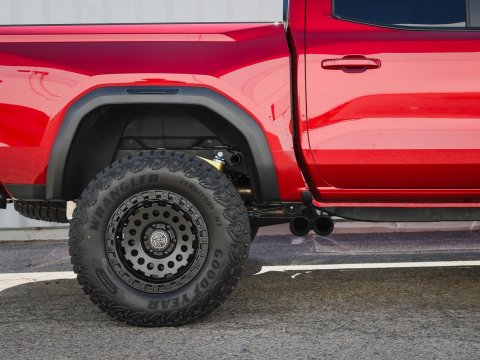 aFe 23-24 L4 GM Colorado/Canyon Rebel Series 3 IN 304 Stainless Steel Cat-Back System w/Black Tip thumbnail 1