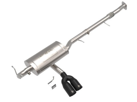 aFe 23-24 L4 GM Colorado/Canyon Rebel Series 3 IN 304 Stainless Steel Cat-Back System w/Black Tip thumbnail 5