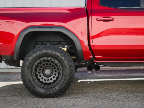aFe 23-24 L4 GM Colorado/Canyon Rebel Series 3 IN 304 Stainless Steel Cat-Back System w/Black Tip thumbnail 9
