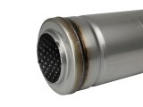 aFe MACH Force-Xp 409 SS Muffler 3in Center/Center 18in L X 5in Dia - Round Body thumbnail 2