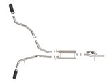 aFe Gemini XV 3in 304 SS Cat-Back Exhaust w/ Cutout 09-18 GM Trucks 4.3L/4.8L/5.3L w/ Black Tips thumbnail 4