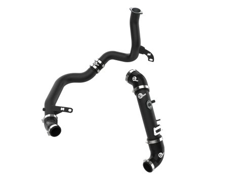 aFe 19-22 Hyundai Veloster N BladeRunner Aluminum Hot & Cold Charge Pipe Kit - Black