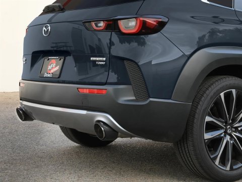 aFe 2023+ Mazda CX-50 Takeda 2.5in 304 SS Axle-Back Exhaust System w/ Carbon Fiber Tips thumbnail 2