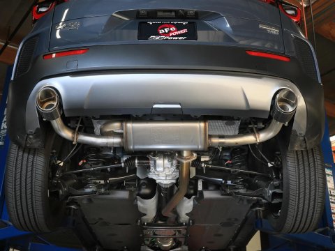aFe 2023+ Mazda CX-50 Takeda 2.5in 304 SS Axle-Back Exhaust System w/ Carbon Fiber Tips thumbnail 3