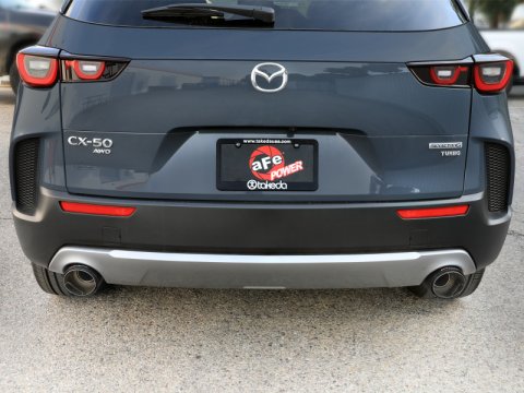 aFe 2023+ Mazda CX-50 Takeda 2.5in 304 SS Axle-Back Exhaust System w/ Carbon Fiber Tips thumbnail 9