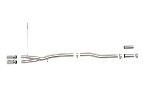 aFe 14-24 Mini Cooper S MACH Force-Xp 3in to 2-1/2in 304SS Cat-Back Exhaust w/ Polished Tip thumbnail 3
