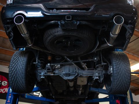 aFe Apollo GT Series 3 in 409 Stainless Steel Cat-Back Exhaust System w/ Polish Tip V8-5.7L HEMI thumbnail 1