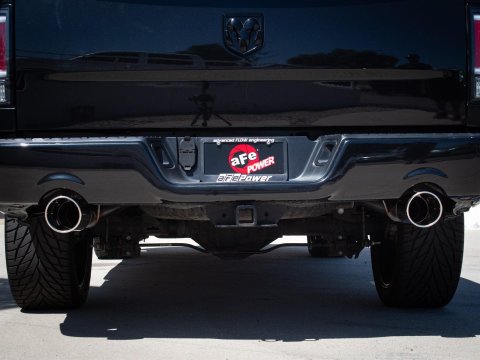 aFe Apollo GT Series 3 in 409 Stainless Steel Cat-Back Exhaust System w/ Polish Tip V8-5.7L HEMI thumbnail 3