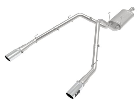 aFe Apollo GT Series 3 in 409 Stainless Steel Cat-Back Exhaust System w/ Polish Tip V8-5.7L HEMI thumbnail 4