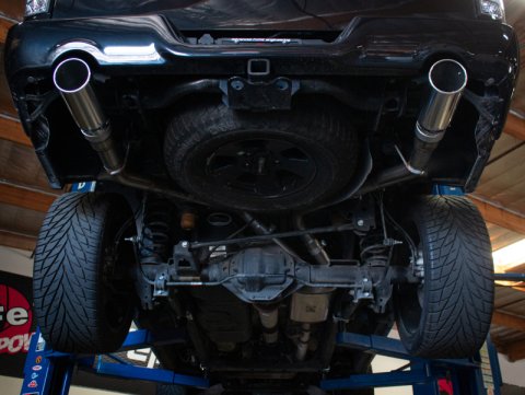 aFe Apollo GT Series 3 in 409 Stainless Steel Cat-Back Exhaust System w/ Polish Tip V8-5.7L HEMI thumbnail 6