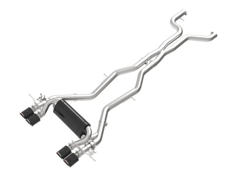 aFe 23-25 BMW M2 L6-3.0L (G87) MACH Force-Xp Cat-Back Exhaust w/ Carbon Fiber Tip thumbnail 3