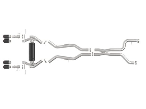 aFe 23-25 BMW M2 L6-3.0L (G87) MACH Force-Xp Cat-Back Exhaust w/ Carbon Fiber Tip thumbnail 6
