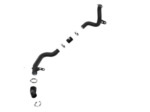 aFe 19-22 Hyundai Veloster N L4 2.0L BladeRunner 2.25in to 2.50in Aluminum Hot Charge Pipe - Black thumbnail 1