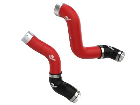 aFe 23-25 GM Colorado/Canyon L4-2.7L (t) BladeRunner Aluminum Hot & Cold Charge Pipe Kit - Red thumbnail 2
