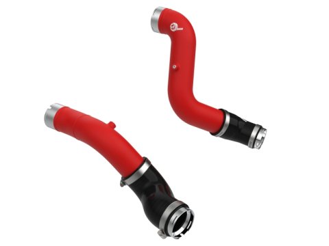 aFe 23-25 GM Colorado/Canyon L4-2.7L (t) BladeRunner Aluminum Hot & Cold Charge Pipe Kit - Red thumbnail 3
