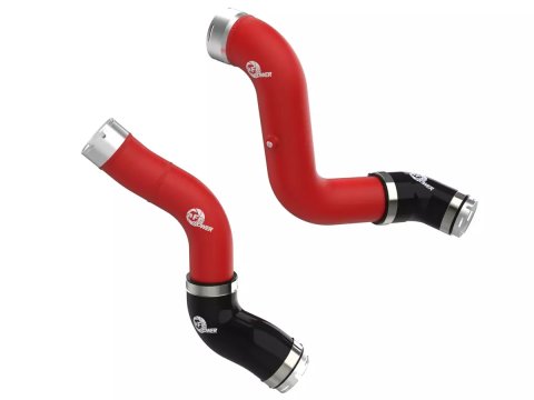 aFe 23-25 GM Colorado/Canyon L4-2.7L (t) BladeRunner Aluminum Hot & Cold Charge Pipe Kit - Red thumbnail 9