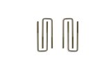 MaxTrac 09-18 Ford F-150 2WD Rear U-Bolts for 2in Lift Blocks - Square - Set of 4 thumbnail 1