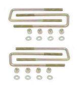 MaxTrac 09-18 Ford F-150 2WD Rear U-Bolts for 2in Lift Blocks - Square - Set of 4 thumbnail 2