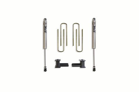 Maxtrac 2021+ Ford F-150 2WD 4in Blocks/U-Bolts - Fox Shocks (Rear)