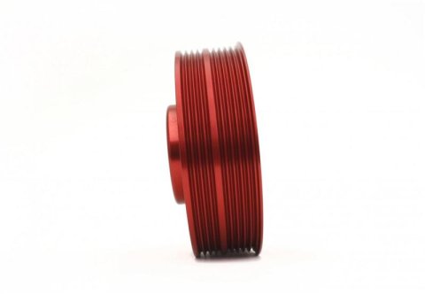 PERRIN 93-14 Subaru Impreza (Incl. 02-14 WRX) / 04-21 STI Lightened Crank Pulley - Red thumbnail 6