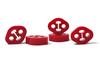 PERRIN Subaru / Universal 12mm ID 1.5in. Hole Offset Exhaust Hanger - Red (Sold Individually) thumbnail 3